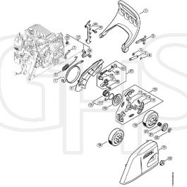 Genuine Stihl MS171 E Hand Guard Chain Brake GHS