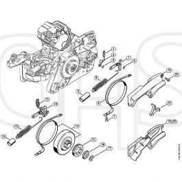 Genuine Stihl MS362 C B D Chain Brake GHS