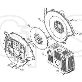 Genuine Stihl SR340 E Fan Housing GHS