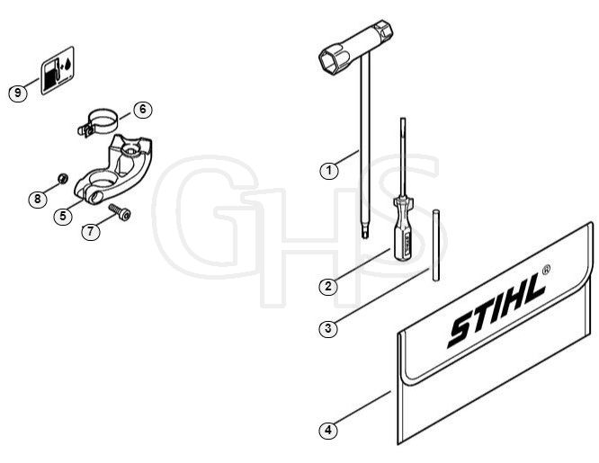 Genuine Stihl TS440 P Tools Extras GHS