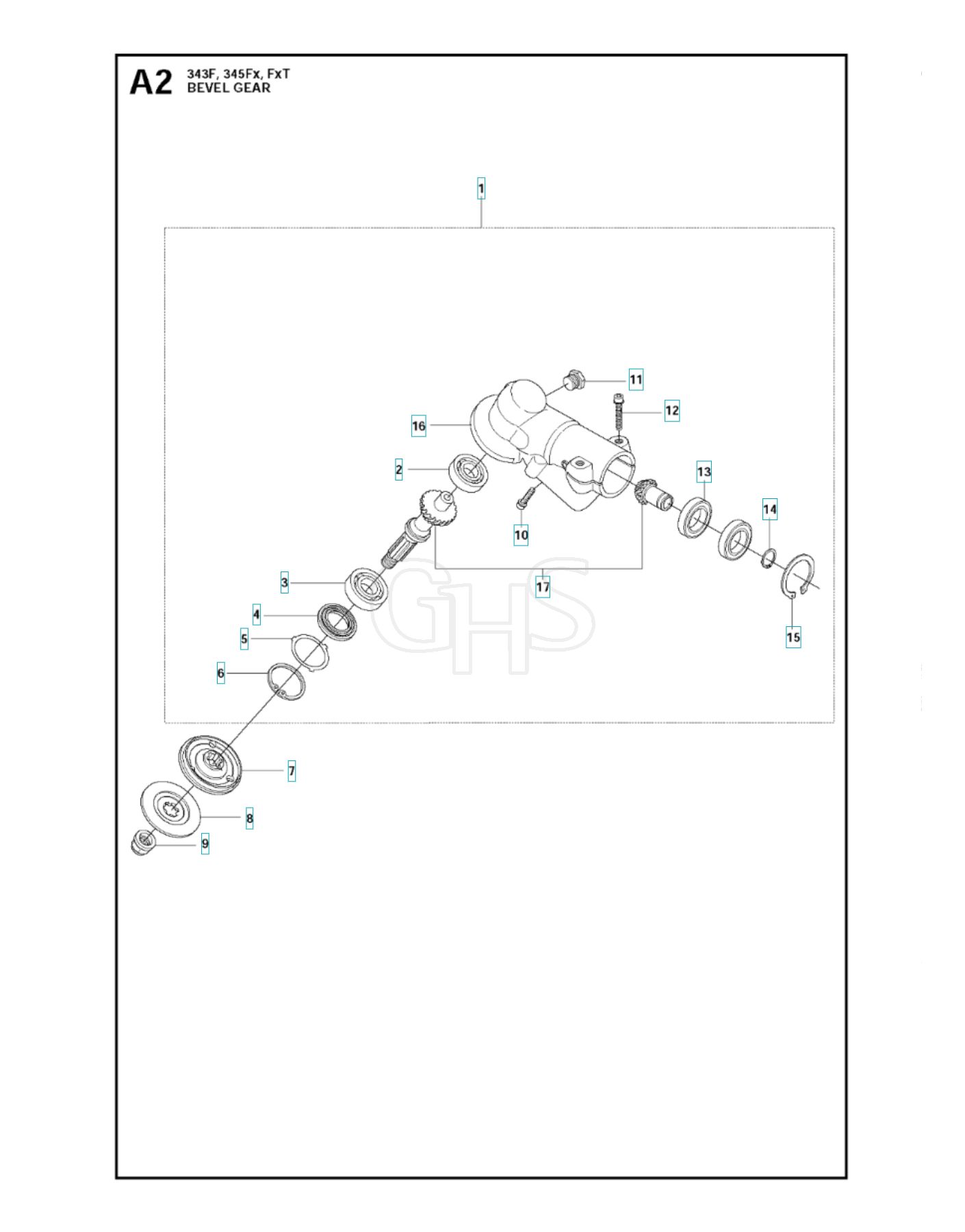 Husqvarna Fxt Bevel Gear Ghs