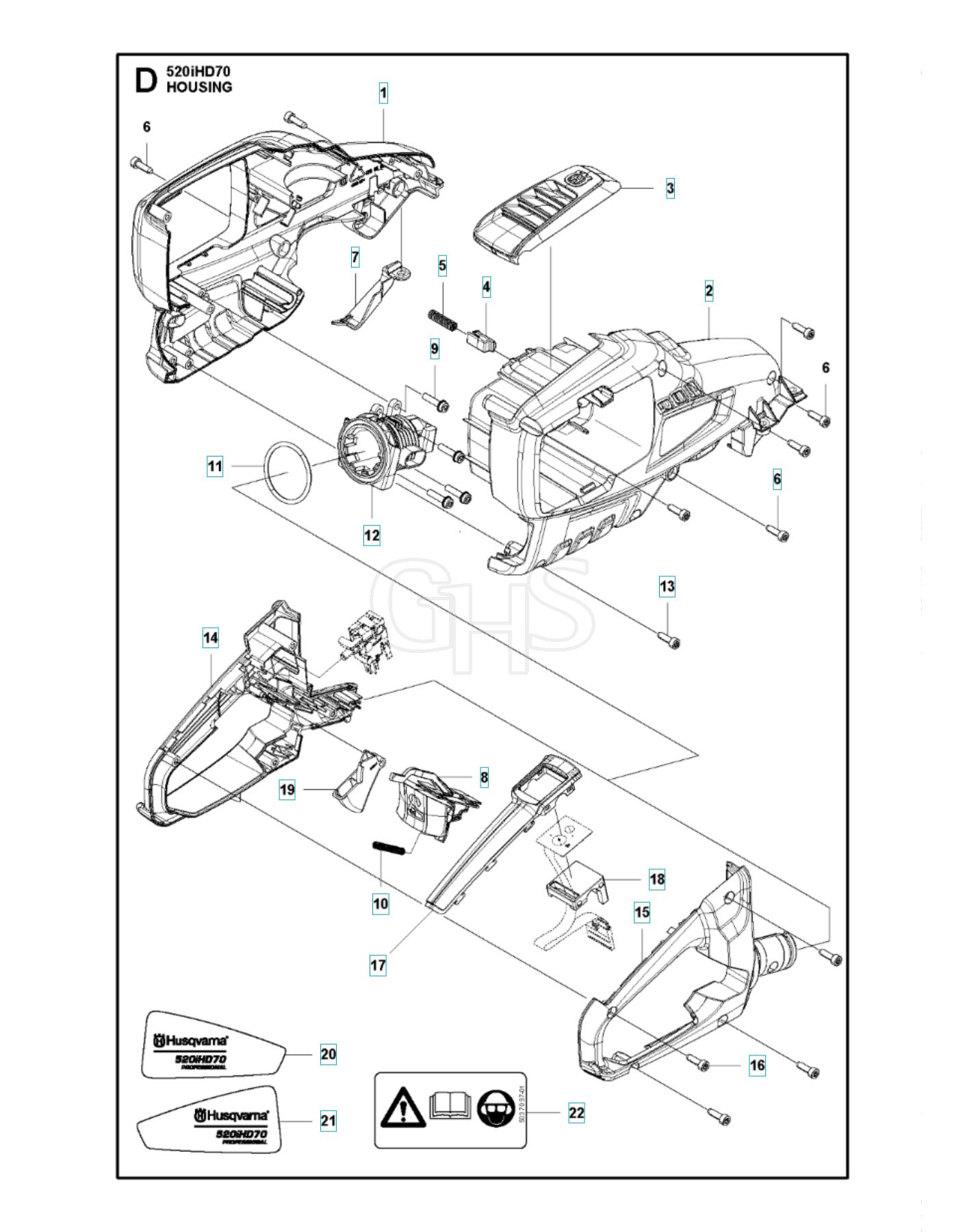 Husqvarna Ihd Housing Ghs