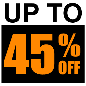 Up To 45% Discount off RRP (April 8th 2025)