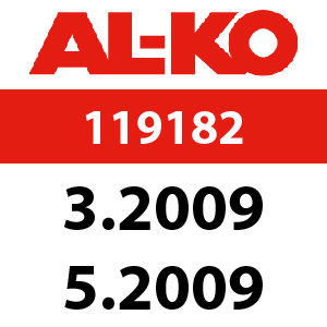 AL-KO Powerline 4600BR Bio - 119182: 3.2009 - 5.2009