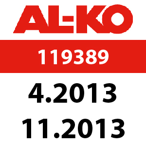 AL-KO 460 B-A Bio - 119389: 4.2013 - 11.2013