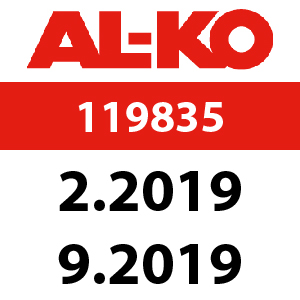 AL-KO Comfort 468 SP-A Bio - 119835: 2.2019 - 9.2019