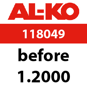 AL-KO Premium Bio 42 BR - 118049: before 1.2000