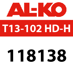 AL-KO Concord T13-102 HD-H - 118138 - Ride On Mower Parts