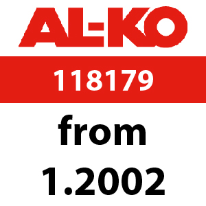 AL-KO Concord T13-102 SP - 118179: from 1.2002