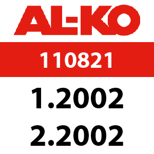 AL-KO Concord T14-85 HD - 110821: 1.2002 - 2.2002