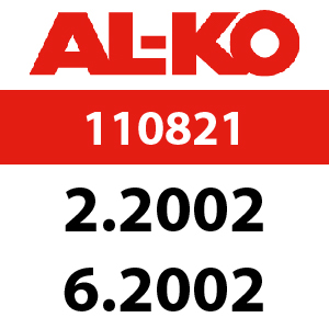 AL-KO Concord T14-85 HD - 110821: 2.2002 - 6.2002