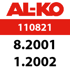 AL-KO Concord T14-85 HD - 110821: 8.2001 - 1.2002