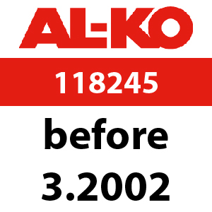 AL-KO Concord T14-85 HD - 118245: before 3.2002