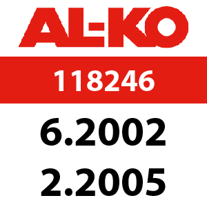 AL-KO Concord T15-102 - 118246: 6.2002 - 2.2005