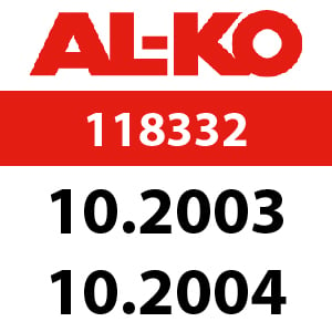 AL-KO Concord T15-102 - 118332: 10.2003 - 10.2004