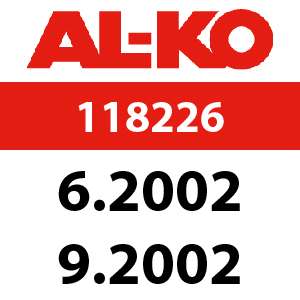 AL-KO Concord T20-102 HD - 118226: 6.2002 - 9.2002