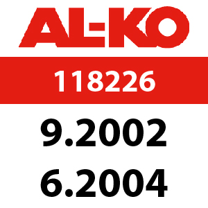 AL-KO Concord T20-102 HD - 118226: 9.2002 - 6.2004