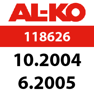 AL-KO Powerline T13-102 SP-H - 118626: 10.2004 - 6.2005