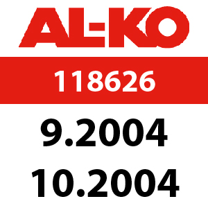 AL-KO Powerline T13-102 SP-H - 118626: 9.2004 - 10.2004