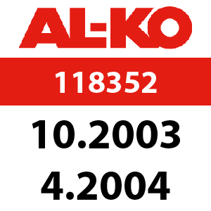 AL-KO Powerline T15-102 HDS - 118352: 10.2003 - 4.2004