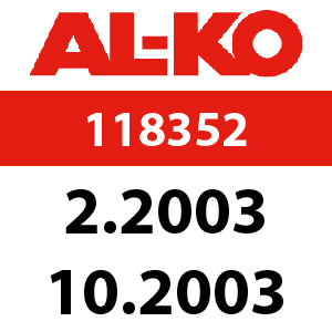 AL-KO Powerline T15-102 HDS - 118352: 2.2003 - 10.2003