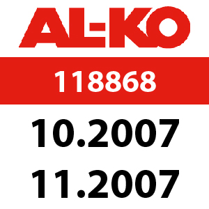 AL-KO Powerline T16-102 HDH - 118868: 10.2007 - 11.2007