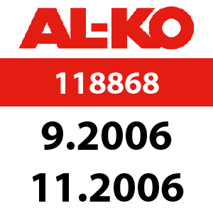 AL-KO Powerline T16-102 HDH - 118868: 9.2006 - 11.2006