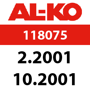 AL-KO Powerline T17-102 HD - 118075: 2.2001 - 10.2001