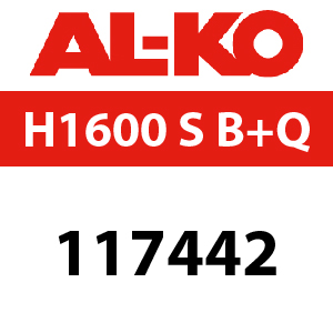 AL-KO H1600 S B+Q - 117442 - Chipper & Shredder Parts