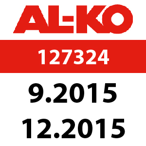 AL-KO T18-110.6 HDS - 127324: 9.2015 - 12.2015