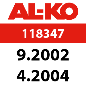 AL-KO T13-102 Lux HVC - 118347: 9.2002 - 4.2004