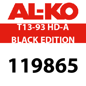 AL-KO T13-93 HD-A BLACK EDITION - 119865 - Ride On Mower Parts