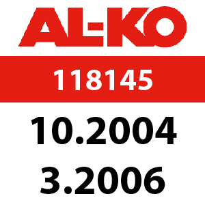 AL-KO T13-85 HD LUX  HVC - 118145: 10.2004 - 3.2006