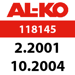 AL-KO T13-85 HD LUX  HVC - 118145: 2.2001 - 10.2004