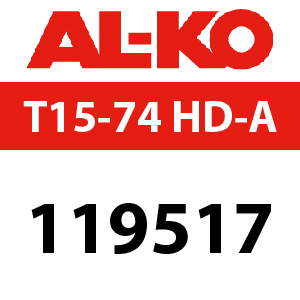 AL-KO T15-74 HD-A Edition - 119517 - Ride On Mower Parts