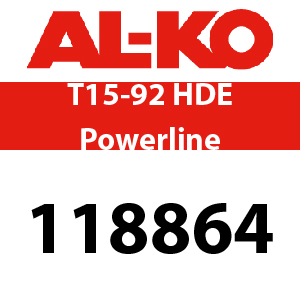 AL-KO T15-92 HDE Powerline - 118864 - Ride On Mower Parts