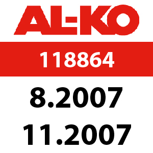 AL-KO T15-92 HDE Powerline - 118864: 8.2007 - 11.2007