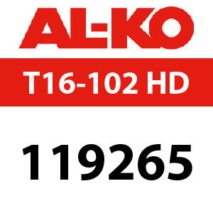 AL-KO T16-102 HD Edition - 119265 - Ride On Mower Parts