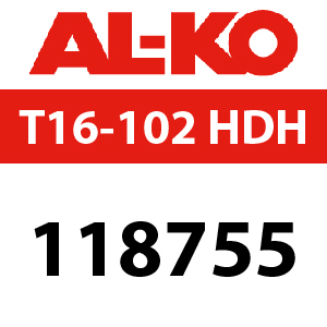 AL-KO T16-102 HDH - 118755 - Ride On Mower Parts