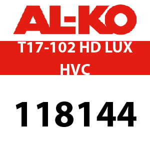 AL-KO T17-102 HD LUX HVC - 118144 - Ride On Mower Parts