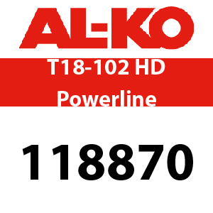 AL-KO T18-102 HD Powerline - 118870 - Ride On Mower Parts