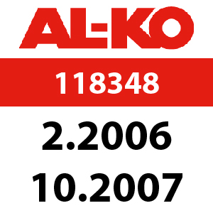 AL-KO T18-102 HDE Lux HVC - 118348: 2.2006 - 10.2007