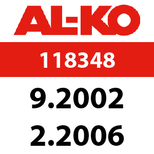 AL-KO T18-102 HDE Lux HVC - 118348: 9.2002 - 2.2006