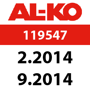 AL-KO T23-125.4 HD Powerline - 119547: 2.2014 - 9.2014