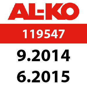 AL-KO T23-125.4 HD Powerline - 119547: 9.2014 - 6.2015