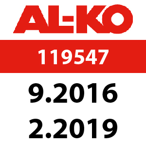 AL-KO T23-125.4 HD Powerline - 119547: 9.2016 - 2.2019