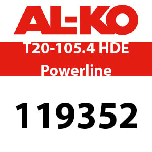 AL-KO T20-105.4 HDE Powerline - 119352 - Ride On Mower Parts