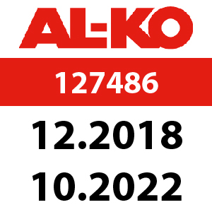 AL-KO R7-63 A Manual Rider - 127486: 12.2018 - 10.2022