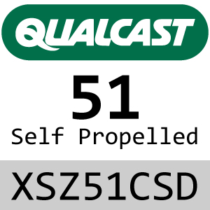 Qualcast 51cm Self Propelled Briggs 625E Engine - XSZ51C-SD