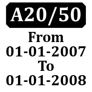 Countax A2050 From 01-01-2007 To 01-01-2008